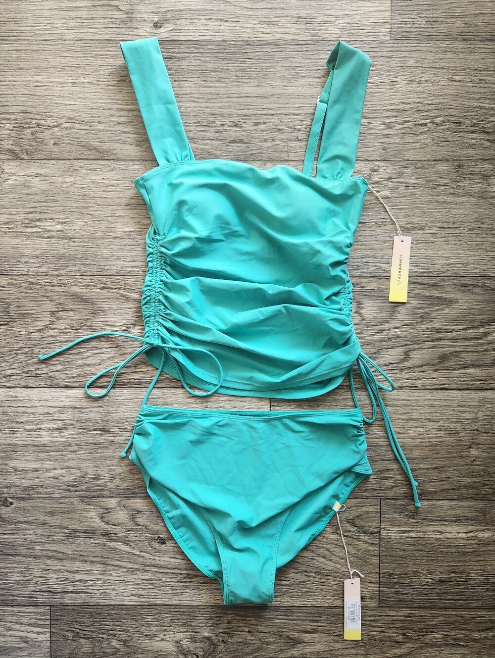 NWT Summersalt The Cinched Square Neck Tankini Set Size 2
